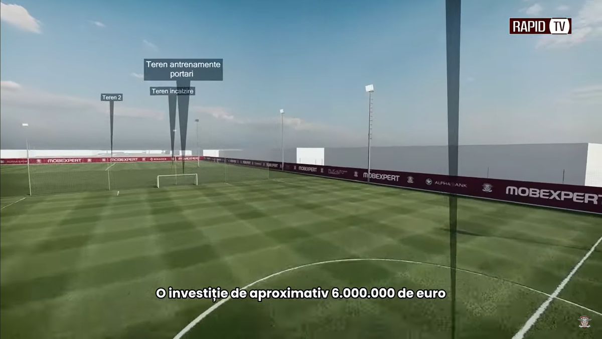 Noua bază de pregătire a celor de la Rapid, partea I