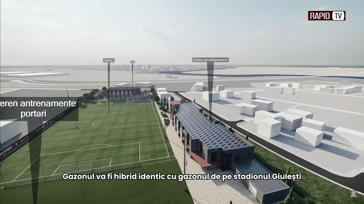 Noua bază de pregătire a celor de la Rapid, partea I