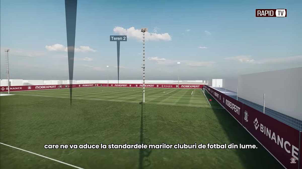 Noua bază de pregătire a celor de la Rapid, partea I