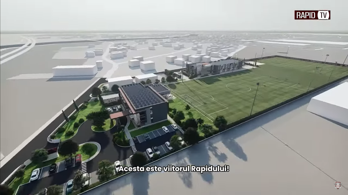 Noua bază de pregătire a celor de la Rapid, partea II