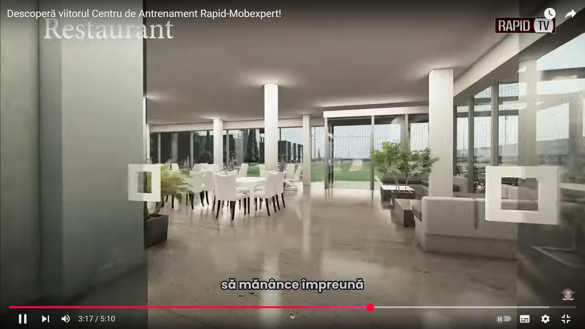 Noua bază de pregătire a celor de la Rapid, partea II