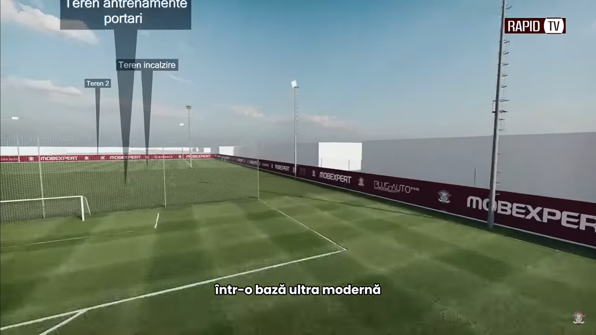 Noua bază de pregătire a celor de la Rapid, partea I