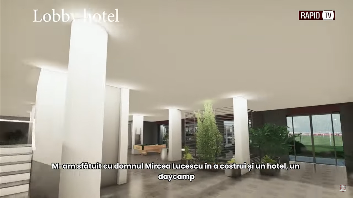 Noua bază de pregătire a celor de la Rapid, partea II