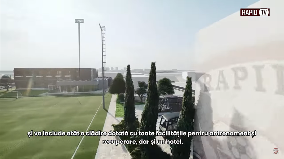 Noua bază de pregătire a celor de la Rapid, partea I