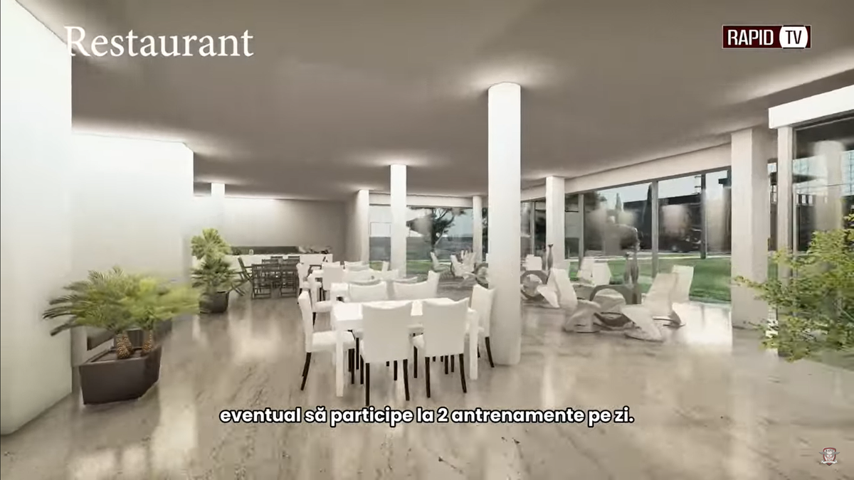 Noua bază de pregătire a celor de la Rapid, partea II