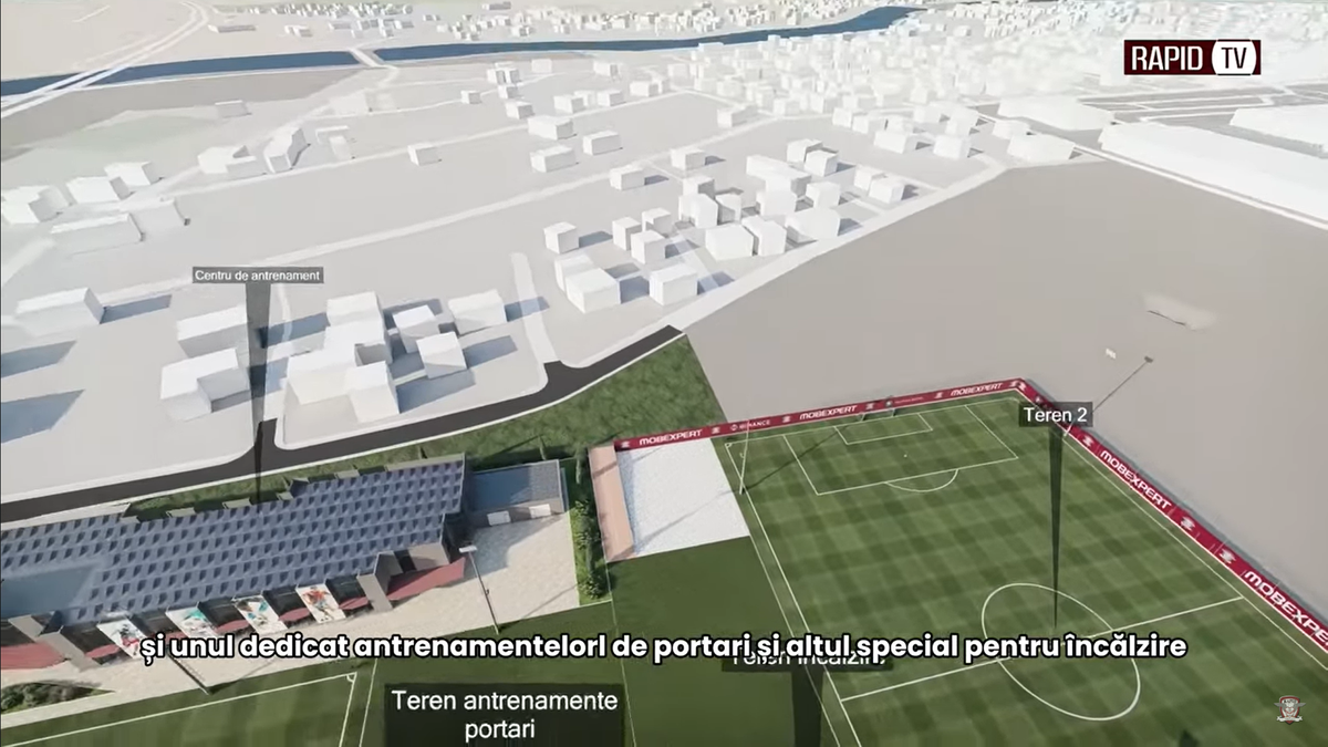 Noua bază de pregătire a celor de la Rapid, partea I