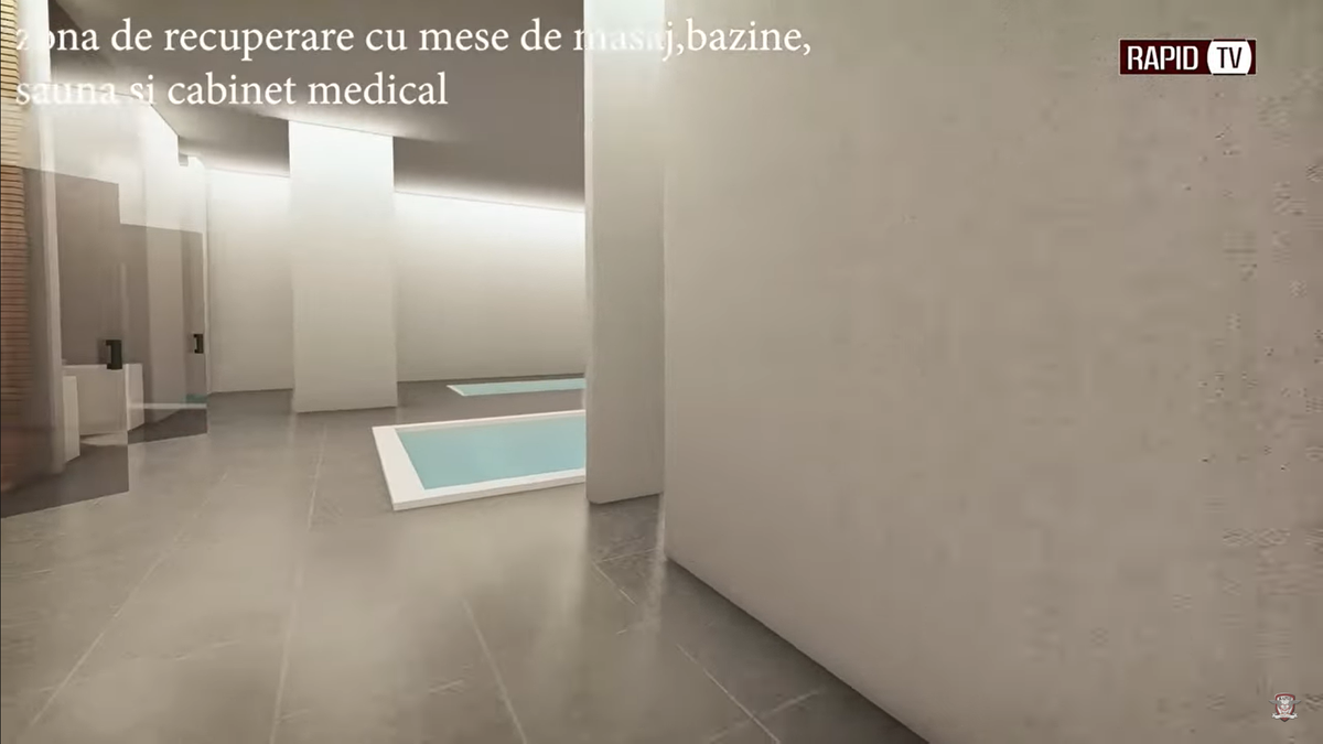 Imagini tari cu baza ultramodernă de peste 6 milioane de euro a Rapidului! Dan Șucu a prezentat noua investiție