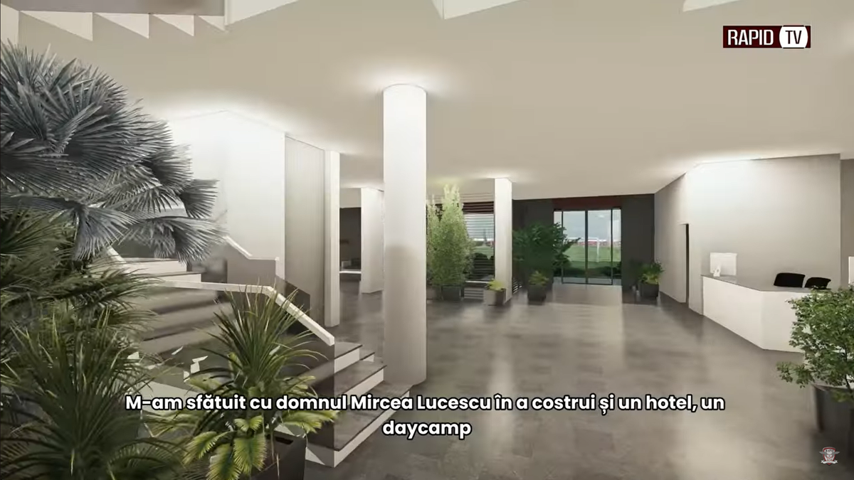 Noua bază de pregătire a celor de la Rapid, partea II