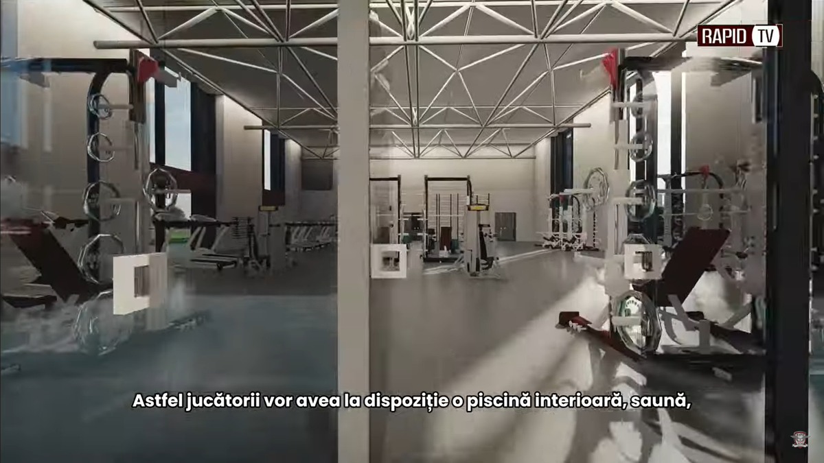 Noua bază de pregătire a celor de la Rapid, partea II