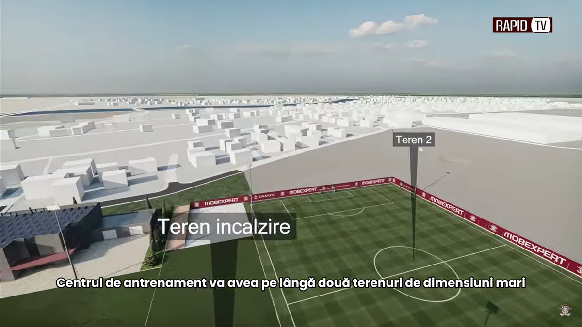 Noua bază de pregătire a celor de la Rapid, partea I