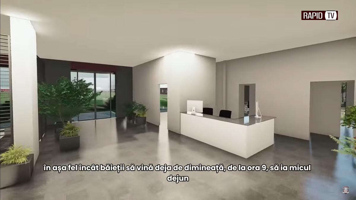 Noua bază de pregătire a celor de la Rapid, partea II