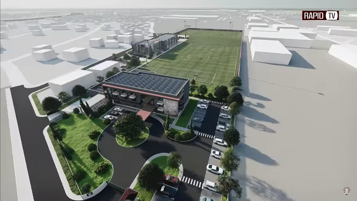 Noua bază de pregătire a celor de la Rapid, partea II