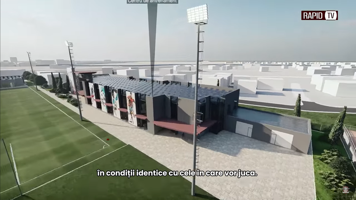 Noua bază de pregătire a celor de la Rapid, partea I