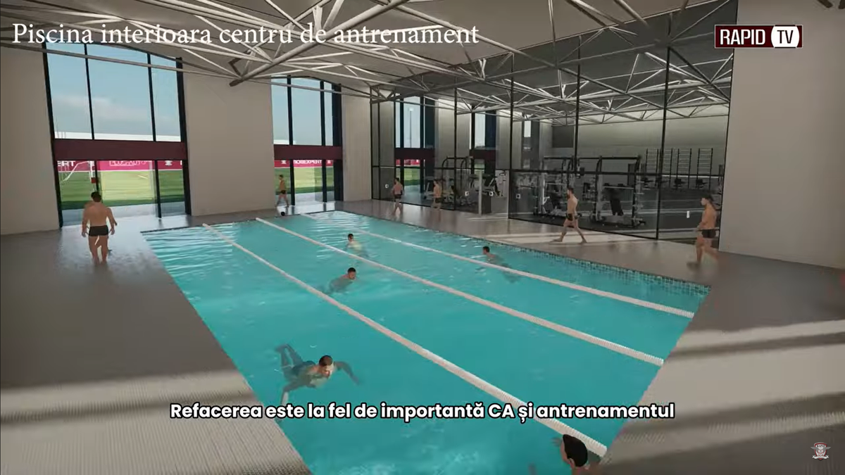 Noua bază de pregătire a celor de la Rapid, partea II