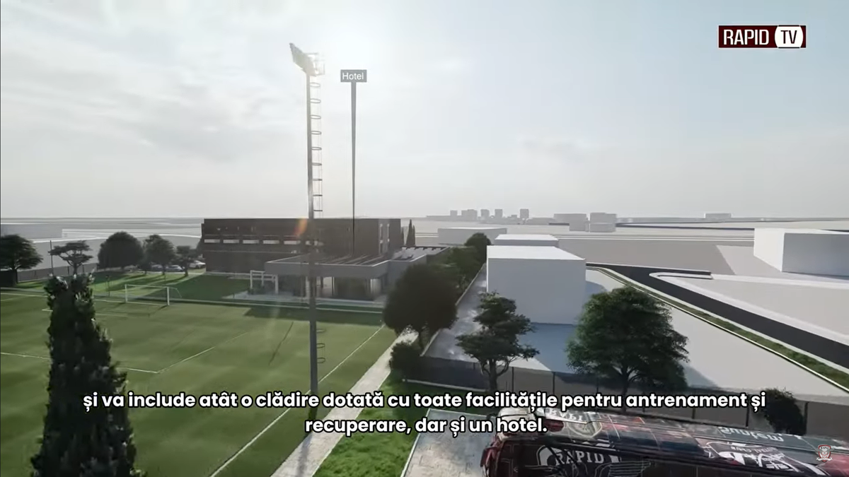Noua bază de pregătire a celor de la Rapid, partea I