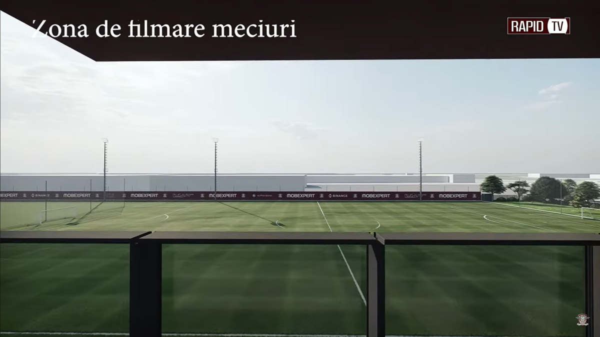 Noua bază de pregătire a celor de la Rapid, partea II