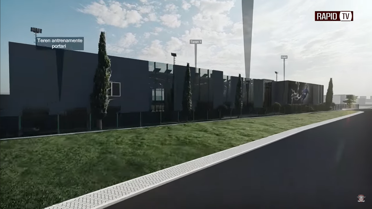 Noua bază de pregătire a celor de la Rapid, partea I