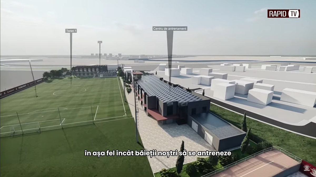 Noua bază de pregătire a celor de la Rapid, partea I