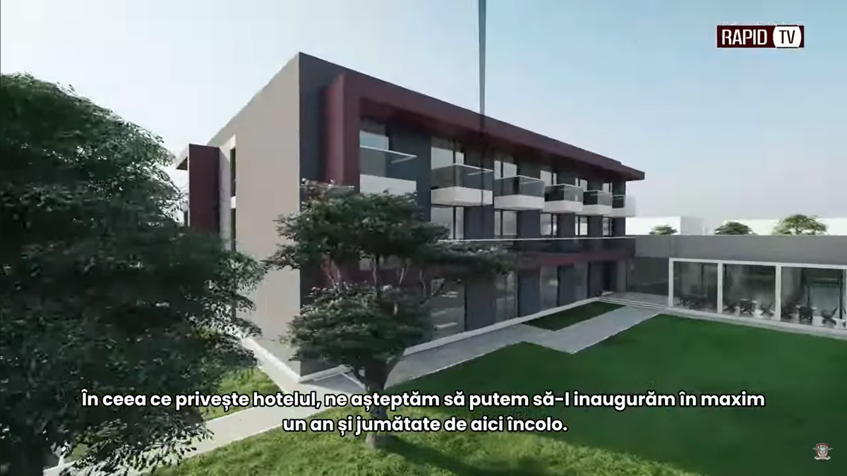 Noua bază de pregătire a celor de la Rapid, partea II