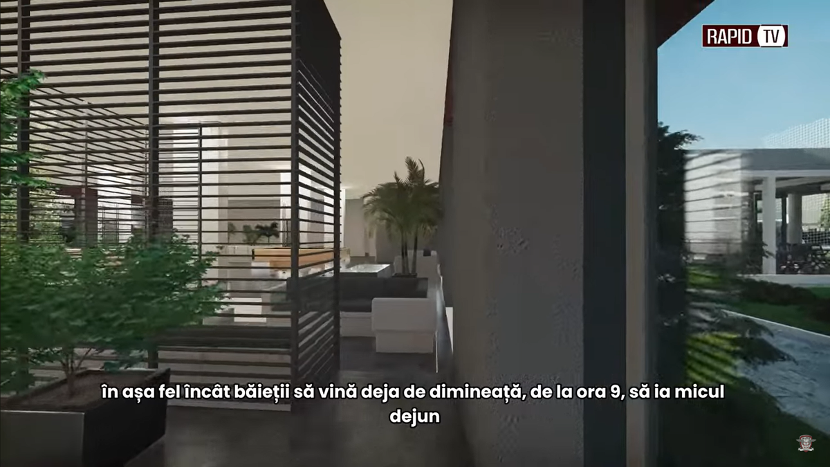 Noua bază de pregătire a celor de la Rapid, partea II