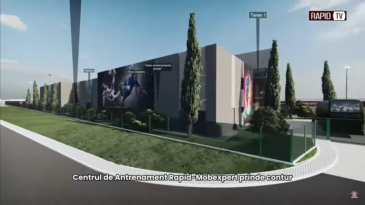 Noua bază de pregătire a celor de la Rapid, partea I