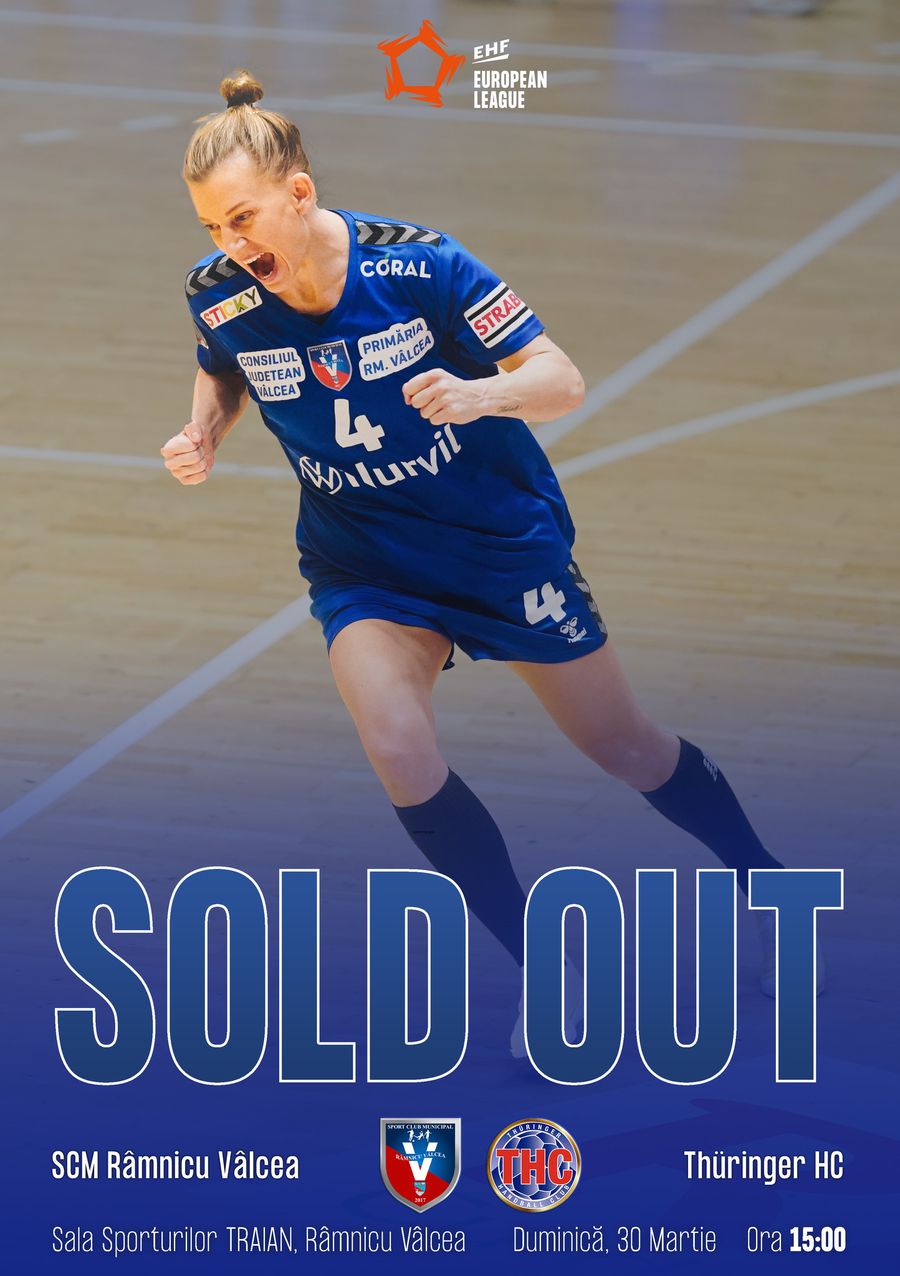 Foto: Facebook SCM Râmnicu Vâlcea Sold-out în timp record în sportul românesc » „Cel mai important meci al sezonului” se joacă duminică, biletele s-au vândut de miercuri!