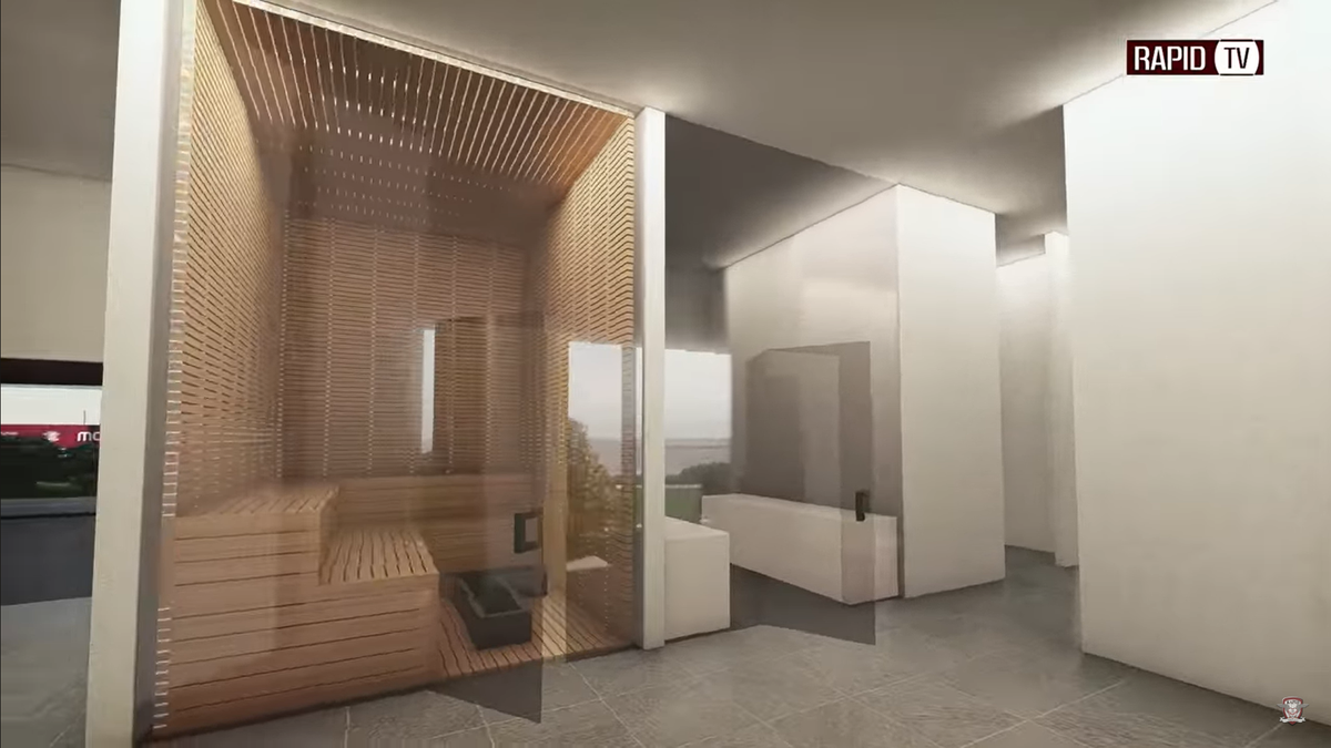 Noua bază de pregătire a celor de la Rapid, partea II