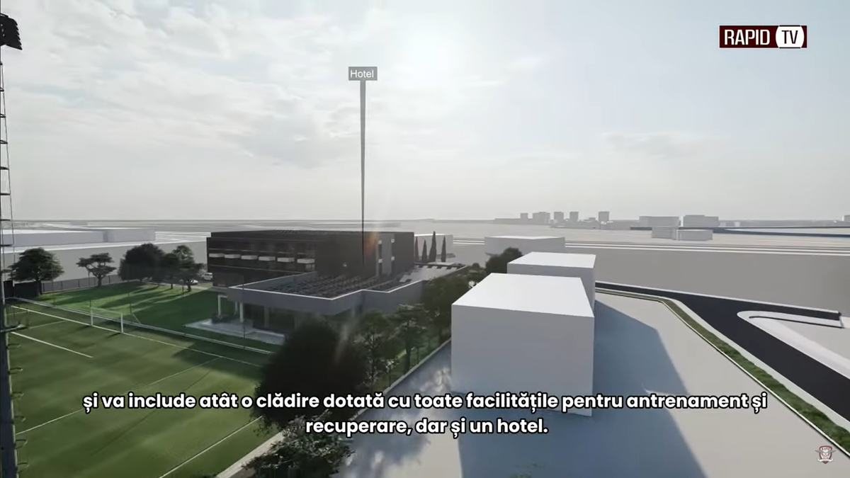 Noua bază de pregătire a celor de la Rapid, partea II