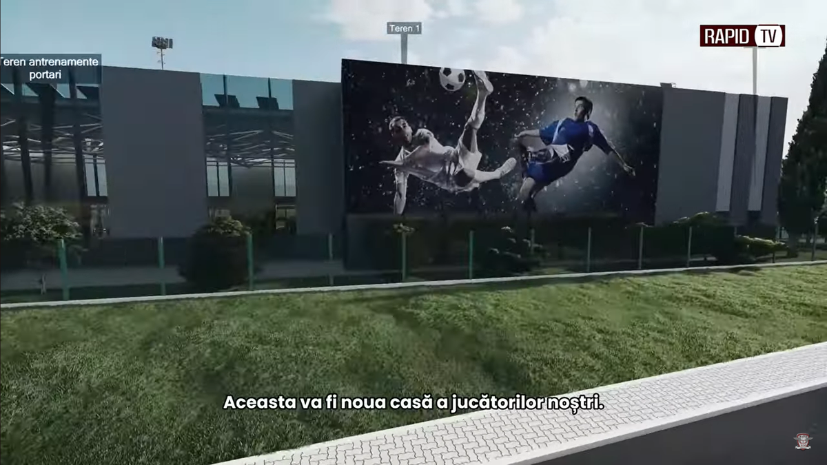 Noua bază de pregătire a celor de la Rapid, partea I