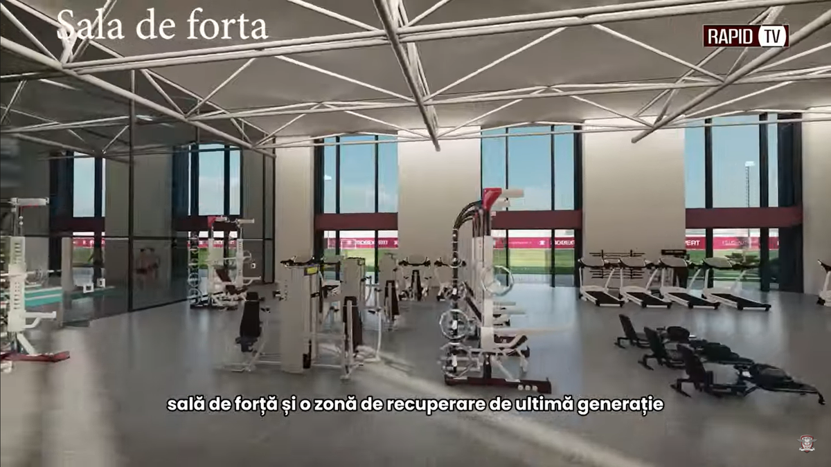 Imagini tari cu baza ultramodernă de peste 6 milioane de euro a Rapidului! Dan Șucu a prezentat noua investiție