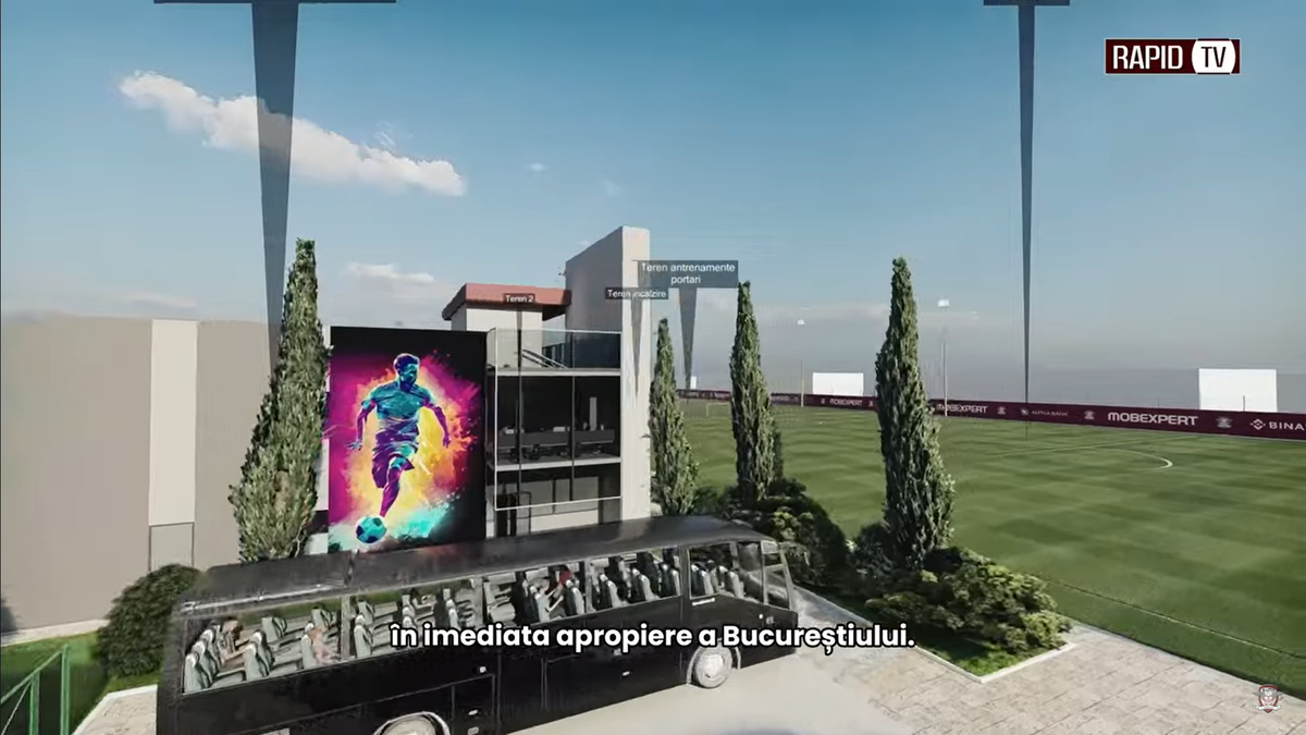 Noua bază de pregătire a celor de la Rapid, partea I