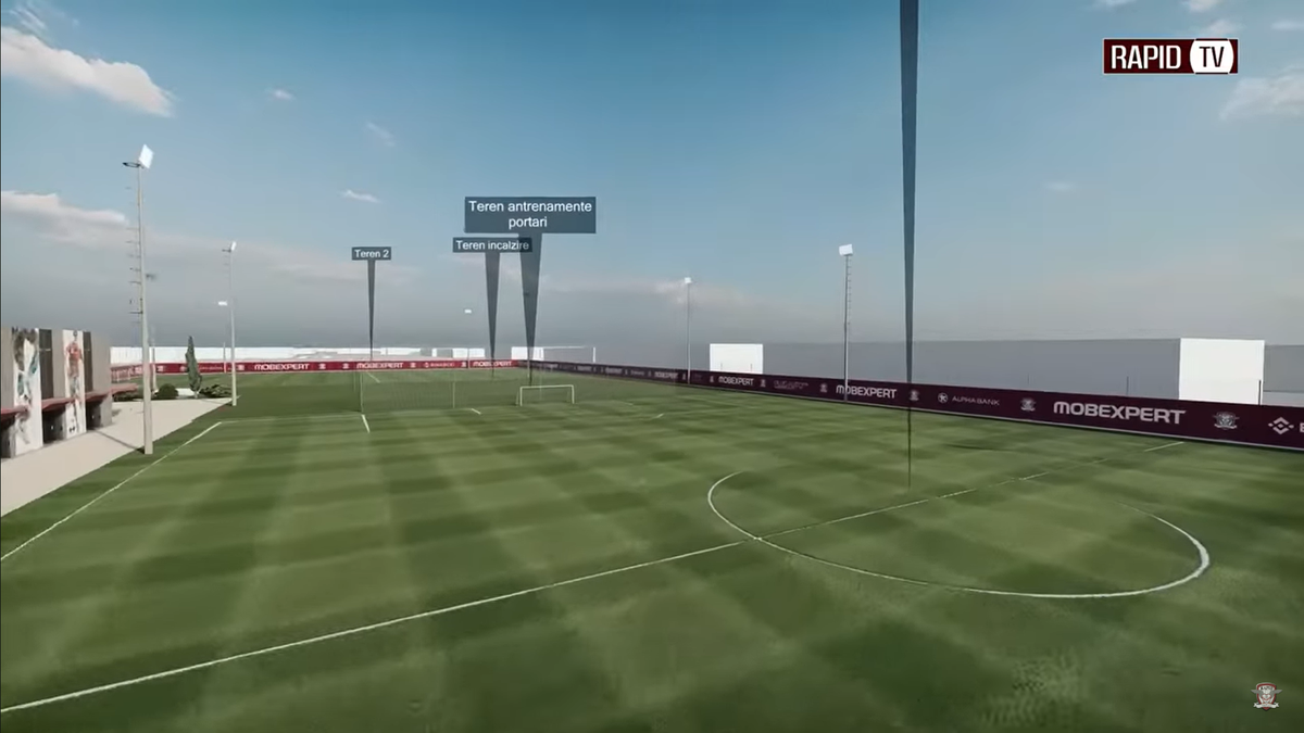 Noua bază de pregătire a celor de la Rapid, partea I
