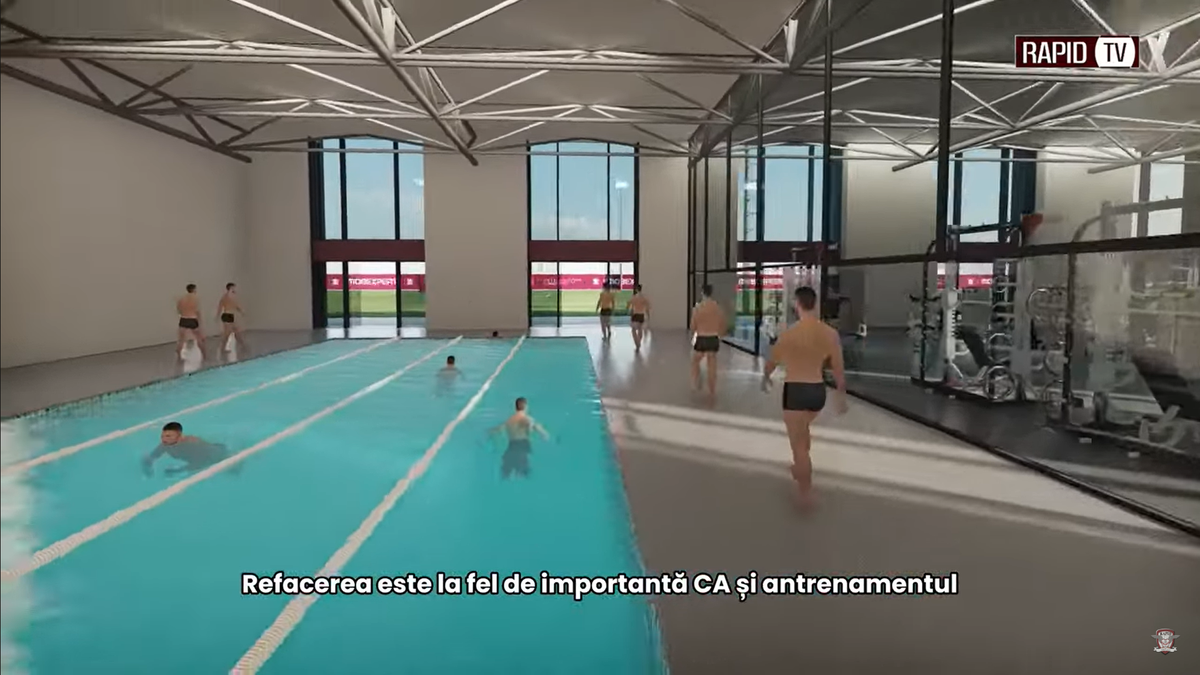 Noua bază de pregătire a celor de la Rapid, partea II