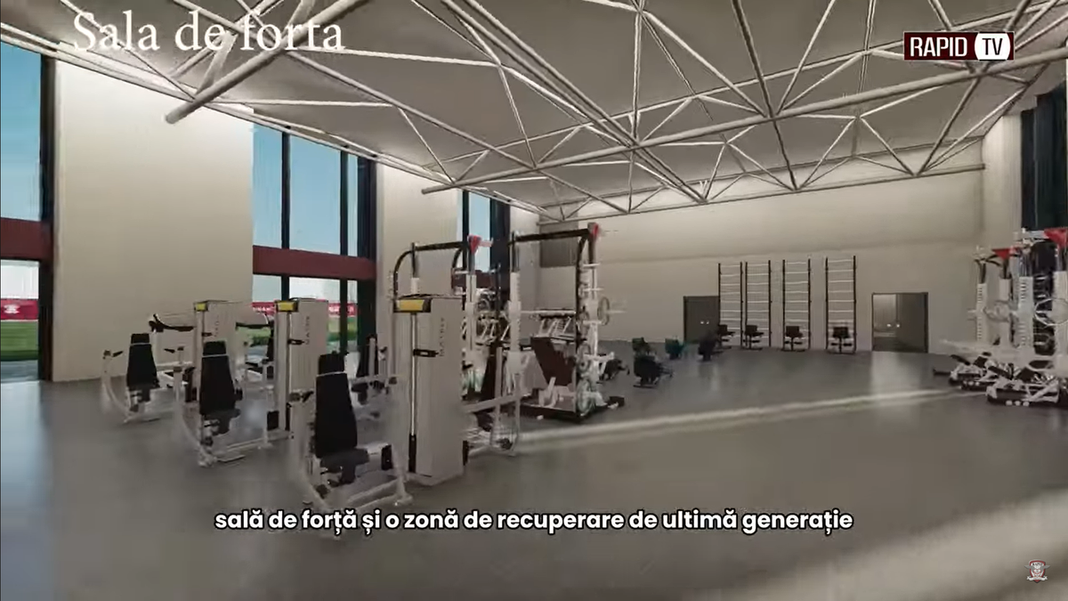 Noua bază de pregătire a celor de la Rapid, partea II