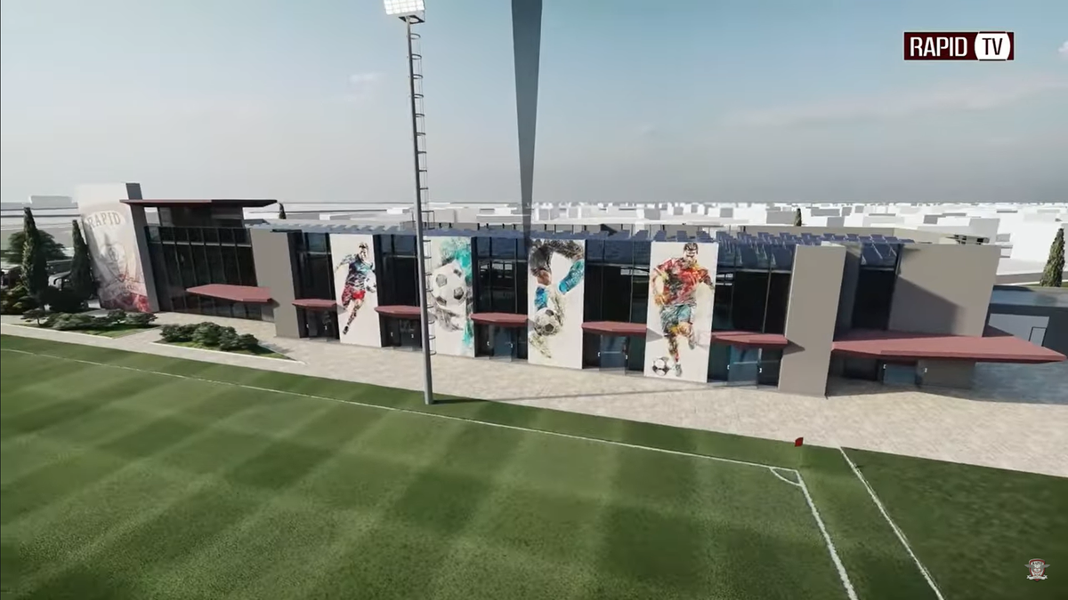 Noua bază de pregătire a celor de la Rapid, partea I