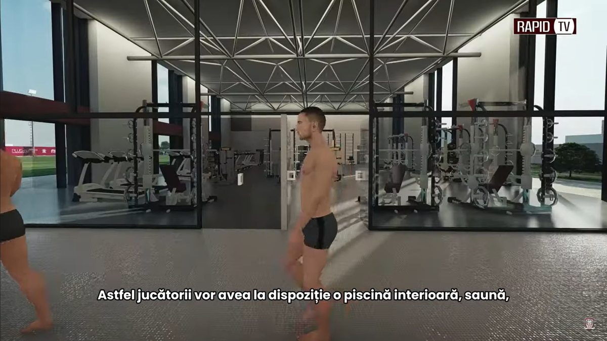 Imagini tari cu baza ultramodernă de peste 6 milioane de euro a Rapidului! Dan Șucu a prezentat noua investiție