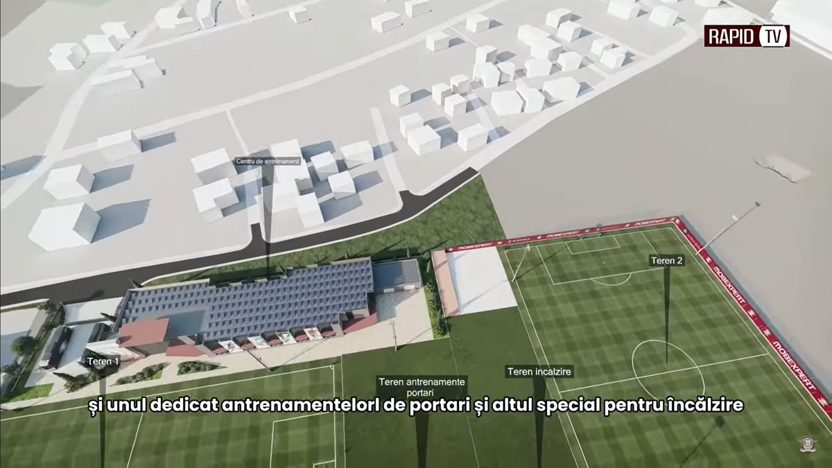 Noua bază de pregătire a celor de la Rapid, partea I