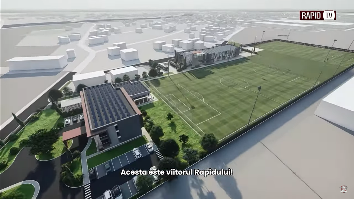 Imagini tari cu baza ultramodernă de peste 6 milioane de euro a Rapidului! Dan Șucu a prezentat noua investiție