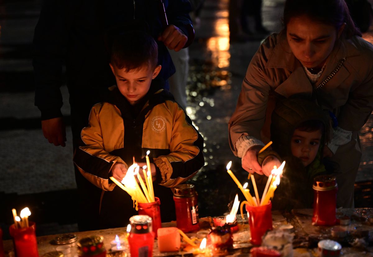 Minutul 59 și fotbalul s-a oprit » Scene copleșitoare la Skopje, în timpul meciului Macedonia de Nord - Țara Galilor