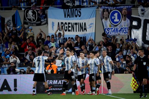 Naționala Argentinei și-a încântat fanii cu recitalul oferit contra Braziliei (4-1) / Foto: Imago