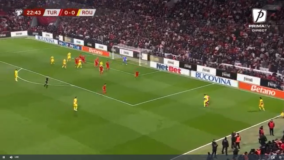 Același Turcia - România, lucruri diferite pe transmisiunea TV!