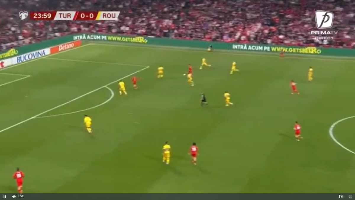 Același Turcia - România, lucruri diferite pe transmisiunea TV!