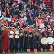 Imagini inedite: fanfară pe teren, înainte de Turcia - România // foto: Ionuț Iordache (GSP)