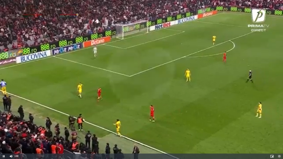 Același Turcia - România, lucruri diferite pe transmisiunea TV!