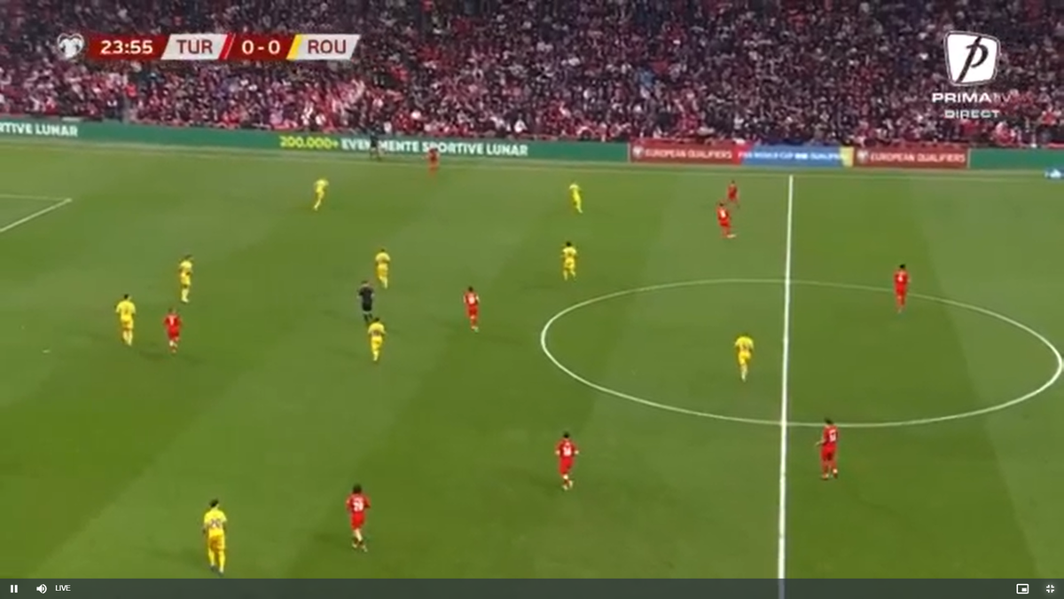 Același Turcia - România, lucruri diferite pe transmisiunea TV!