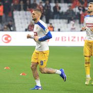 Daniel Bîrligea / România, la încălzire înaintea meciului cu Turcia / FOTO: GSP.ro