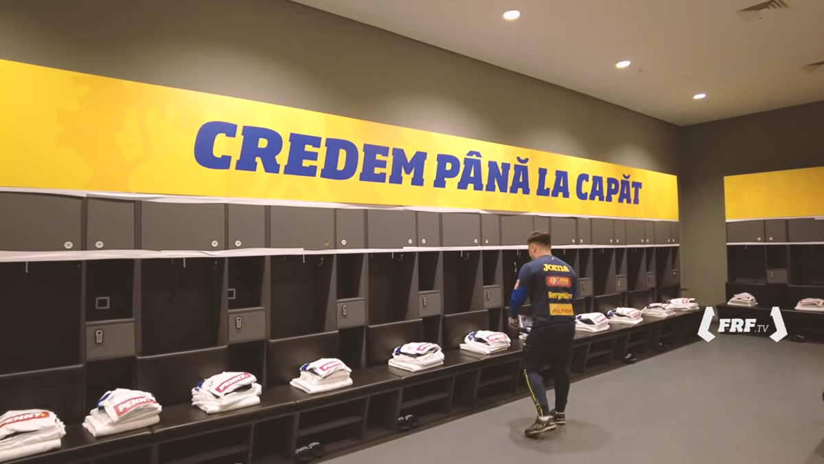 Cele 3 mesaje tapetate în vestiarul României de la Tüpraş Stadium