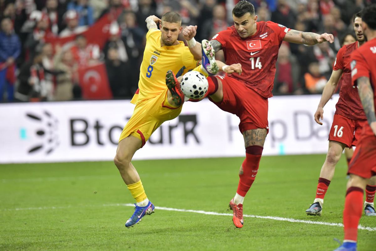 Turcia – România 1-0 » Cine a primit nota 4 în tabăra „tricoloră” + singurul om de „7”