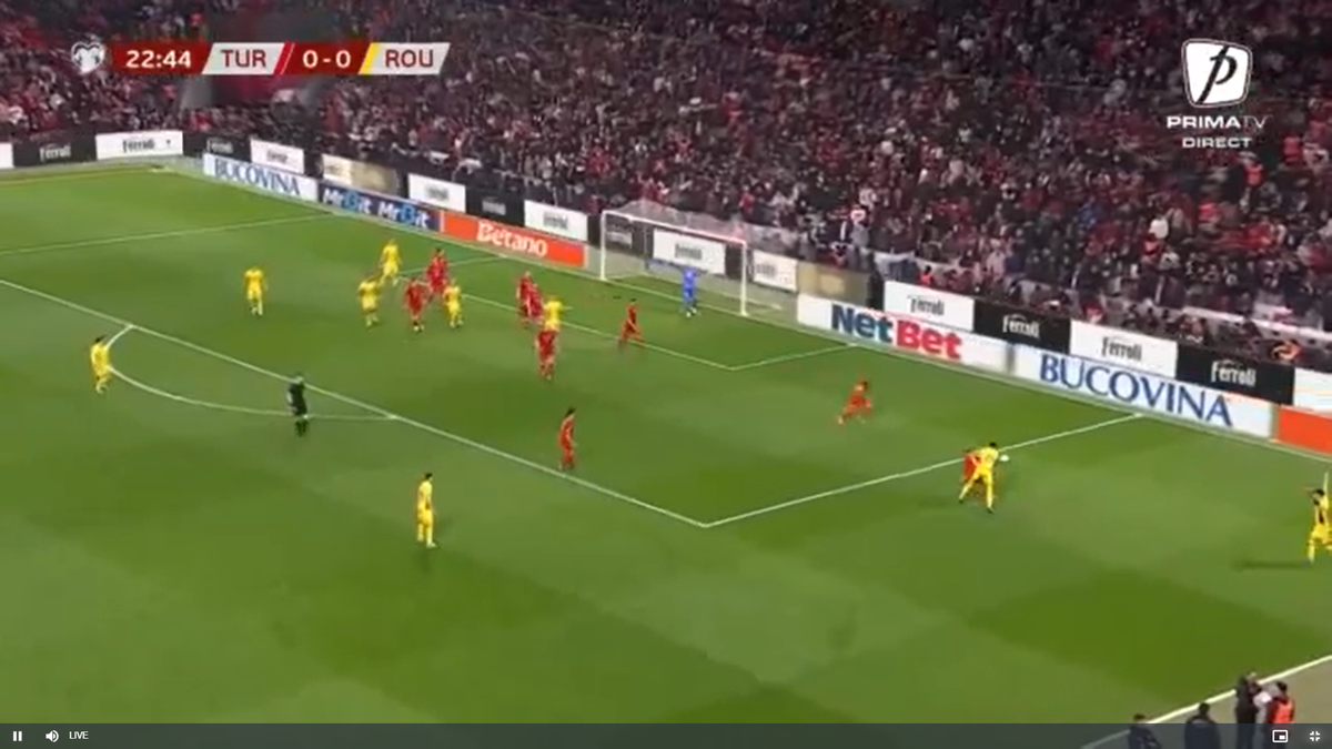 Același Turcia - România, lucruri diferite pe transmisiunea TV!