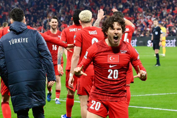 Golul lui Ferdi Kadioglu din Turcia - România / FOTO: Ionuț Iordache (GSP.ro)